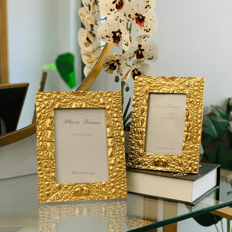 Photo Frame Gold Thing Luxurious Gold Gift Photo Frame( Set Of 2) – Decor Home