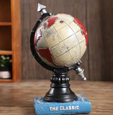 Vintage Globe Piggy Bank