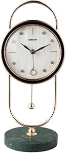 Silent Table Clock With Pendulum