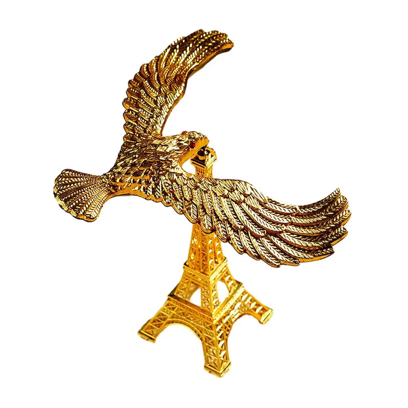 Eiffel Tower Eagle Bird Figurine Sculpture