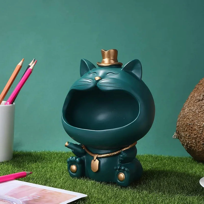 Screaming Cats Storage Sculpture