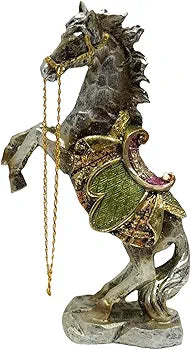 Standing Resin Horse Statue for Home Decor