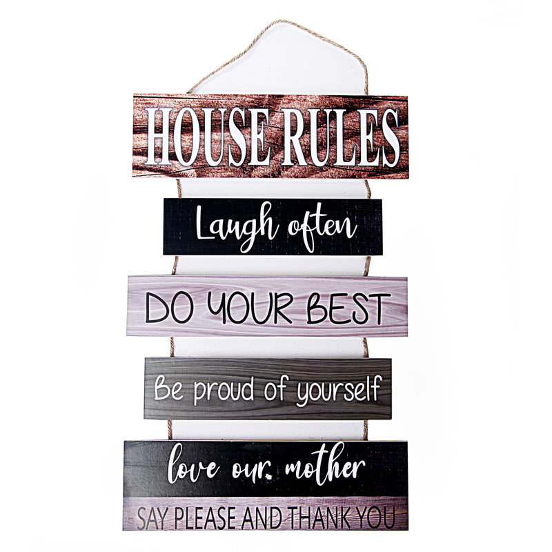 House Rules Cluster Wall Quotation