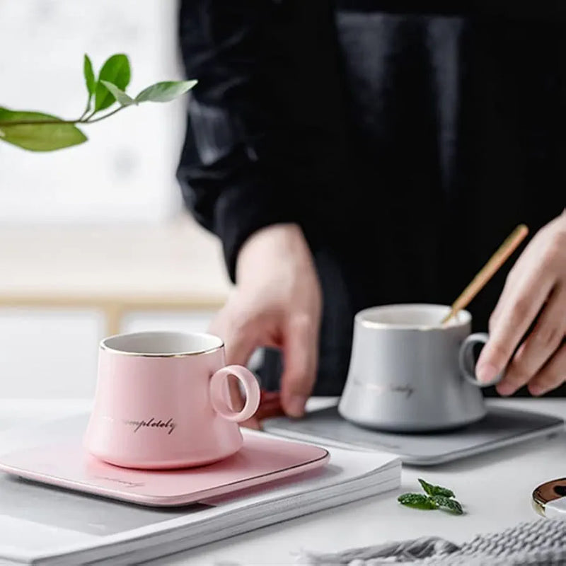 1Pc Coffee Cup with Spoon and Saucer