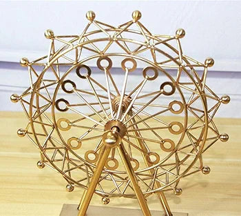 Golden Ferris Wheel Ornament