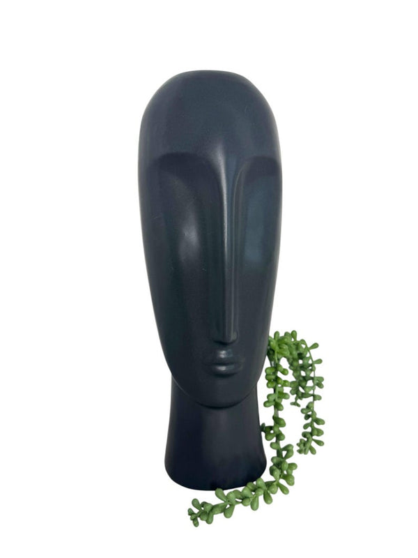 Black Modernist Head Bust