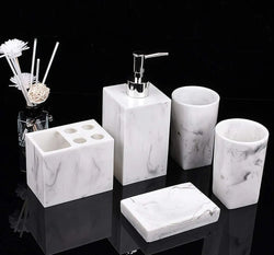 Bathroom Accessories  Resin Marble Look