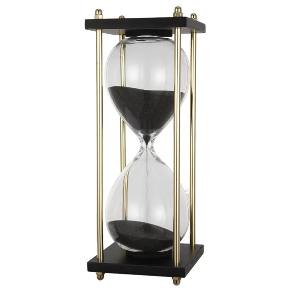 Hour Glass Sand Timer On Stand 30 minutes