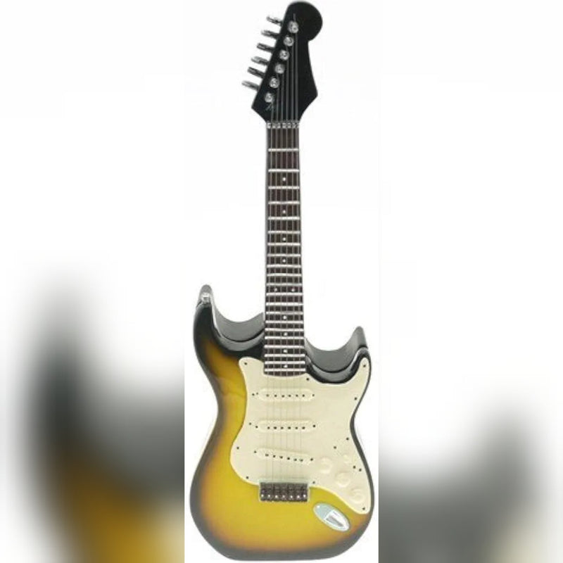 Sunset Electric Guitar On Stand Centerpiece