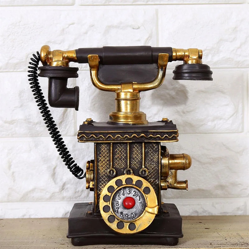 Large Creative Retro Decorative Phone Model Telephone