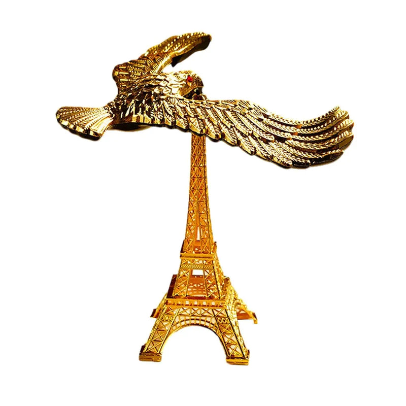 Eiffel Tower Eagle Bird Figurine Sculpture