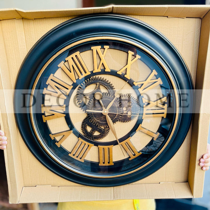 Floeburg Imported Gear Wall clock