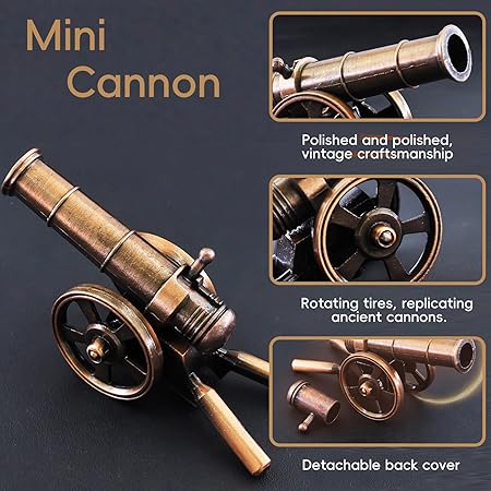 Metal Mini Cannon Ornament