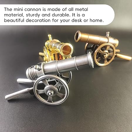 Metal Mini Cannon Ornament