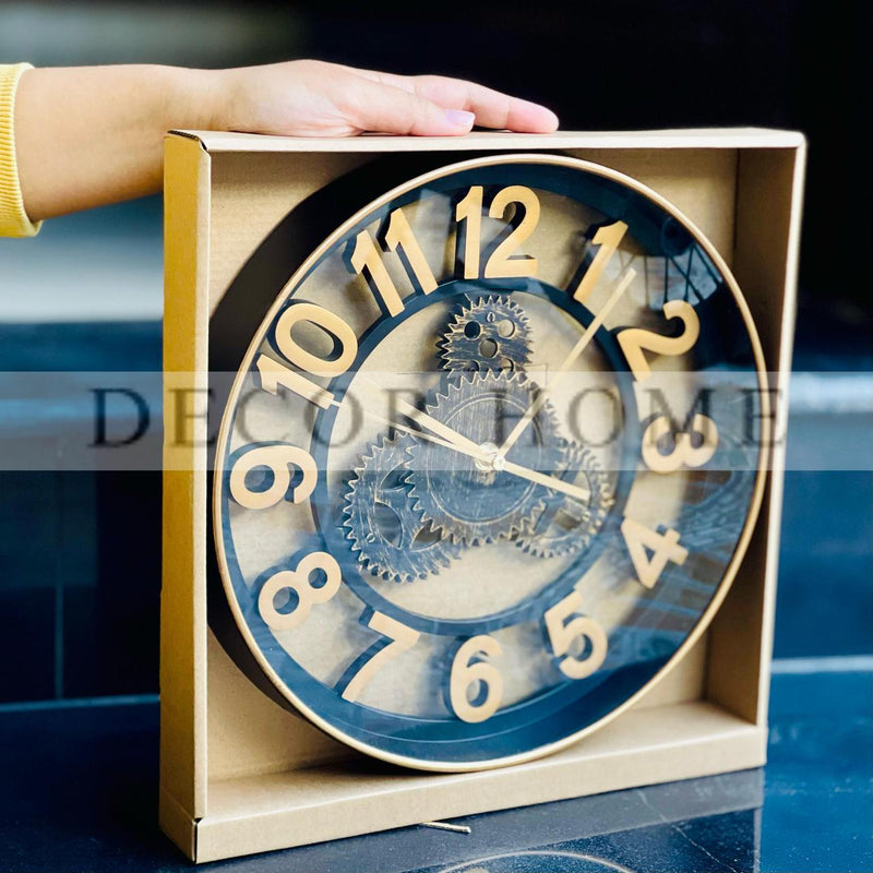 Round Decorative Analogue Wall Clock