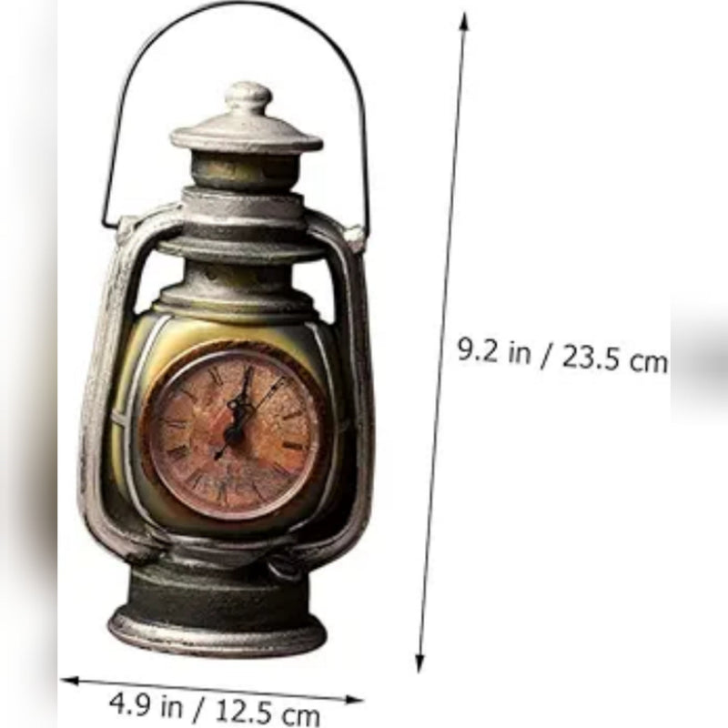 Vintage Kerosene Lamp Clock