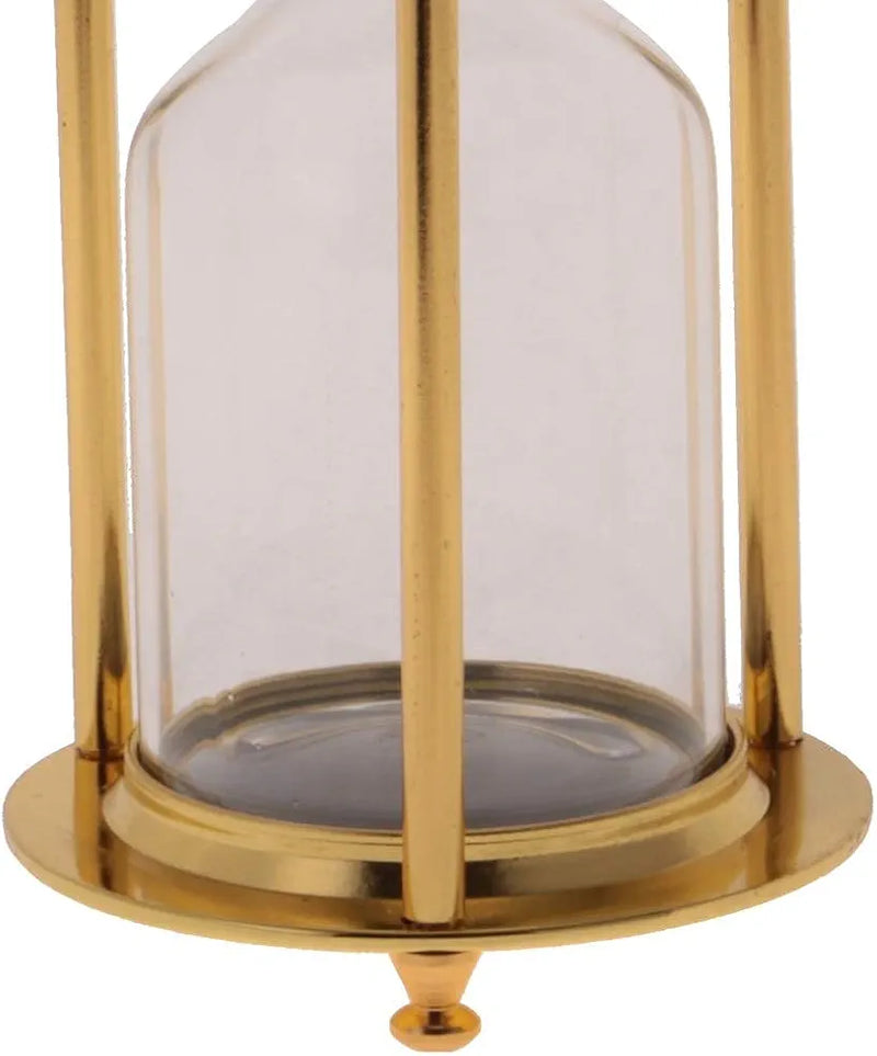 Vintage Metal White  Sand Timer