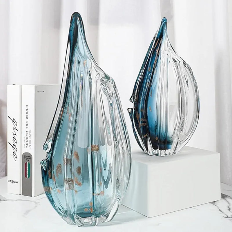 Correa Transparent Glass Vases
