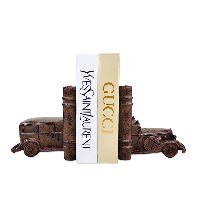 Retro Nostalgic Resin Classic Car Shape Bookend