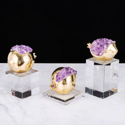 Modern Brass Pomegranate Decoration