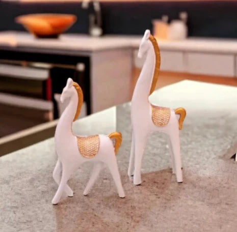 Nordic Horse Statue (Set Of 2)