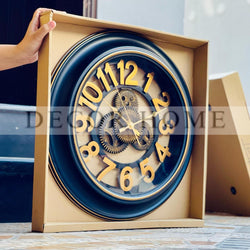 Unique Charling Blackish Brown Wall Clock