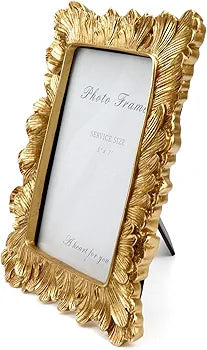 Resin Gold Photo Frame (2pc )