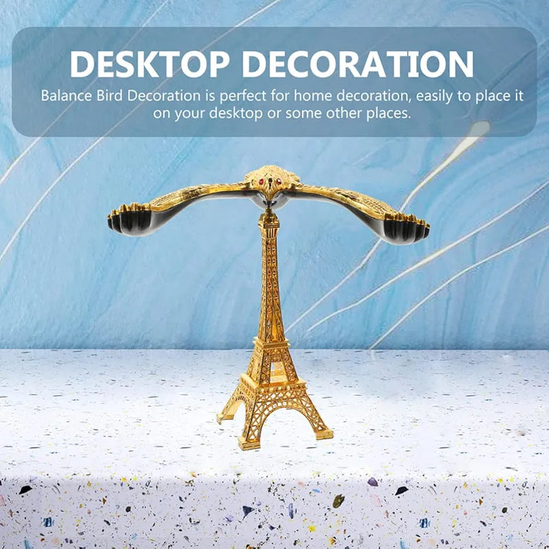 Eiffel Tower Eagle Bird Figurine Sculpture