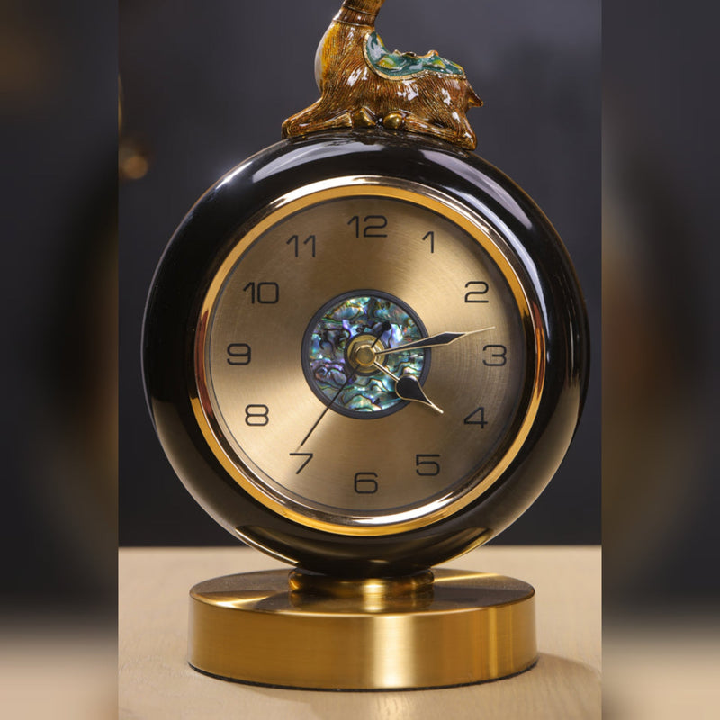 Elegant Mother of Pearl dial Table Clock