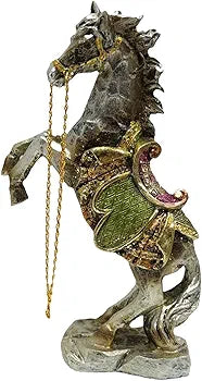 Standing Resin Horse Statue for Home Decor