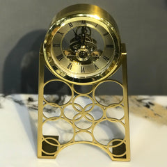 Ring Design Metal Table Clock