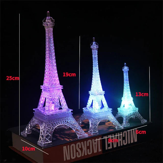 Eiffel Tower Night Light