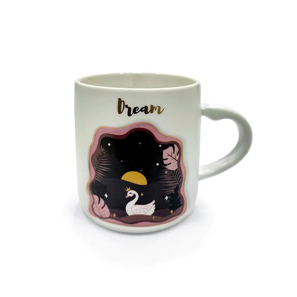 Ceramic Mug,Embossed Animal Cup Cartoon Cup Coffee Cup