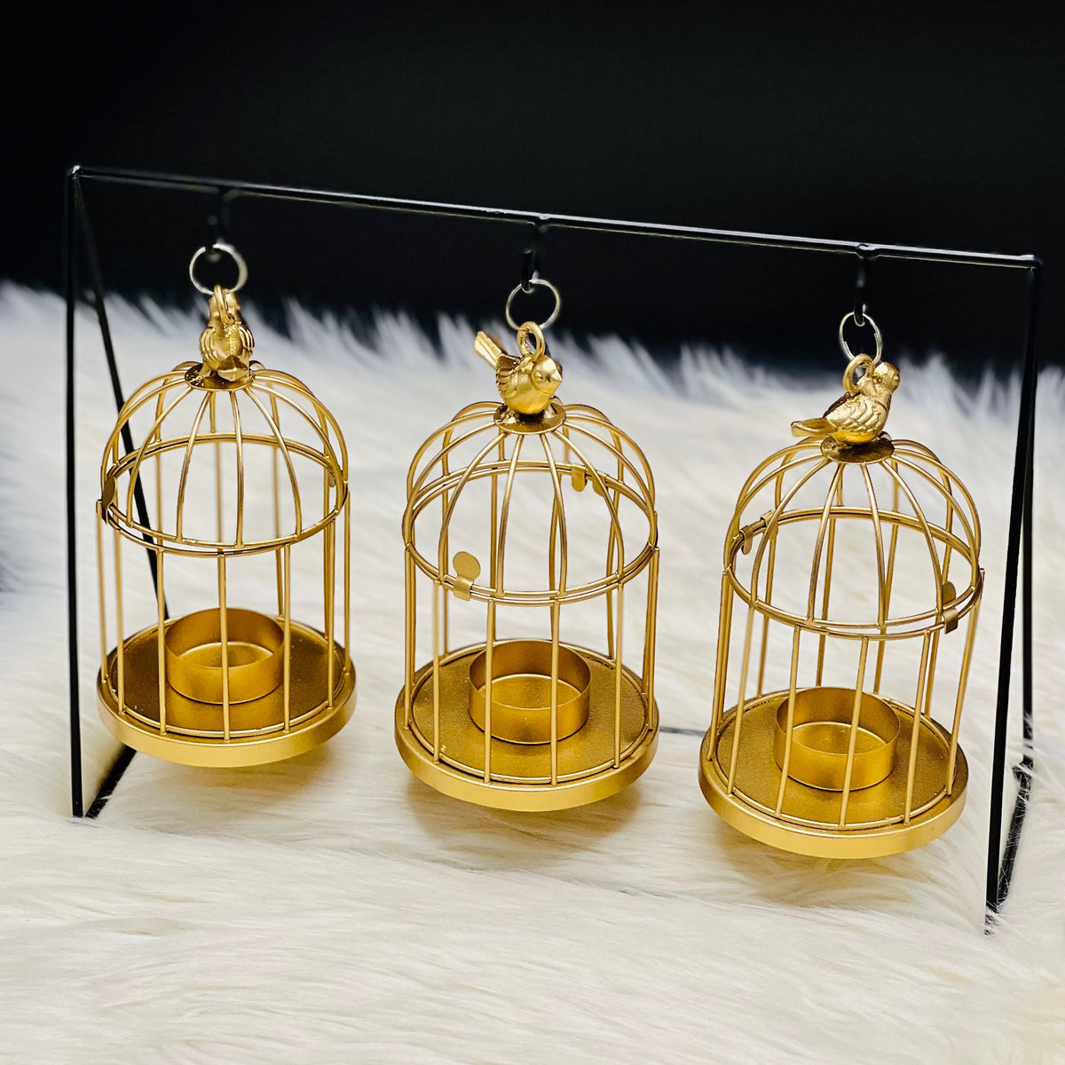 Birds Cage Carrior Candle Holder