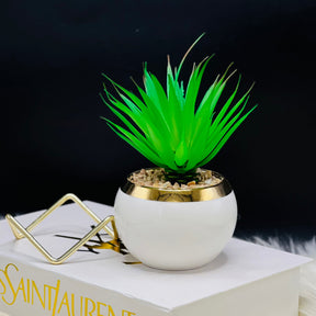 Artificial Cactus Plant Vase