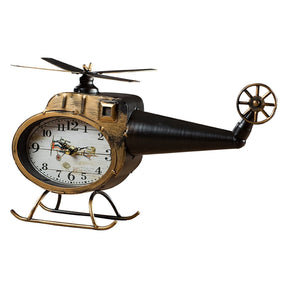 Retro Aircraft Table Clock