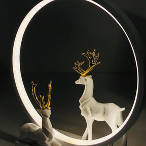 Deer Ring Table Lamp