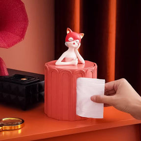 Cat Girl Tissue Box