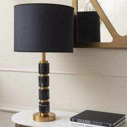 Black Tower Marble lamp