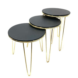 Midnight Majesty 3-Piece Table Set