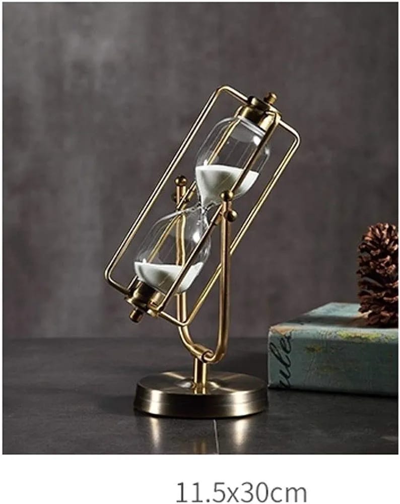 Rotating  Metal Glass  Ornament