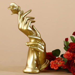 Light Luxury Handheld Rose Ornament