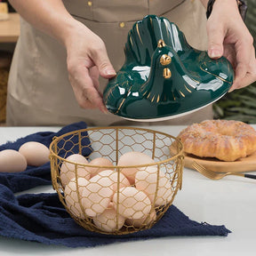 Egg Storage Hen Basket