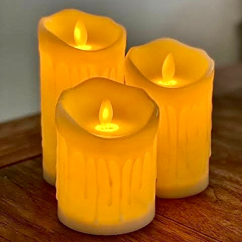 LED Candle Light ( Set of 3 )